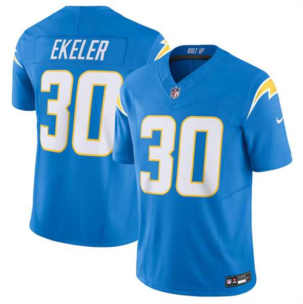 Men & Women & Youth Los Angeles Chargers #30 Austin Ekeler Blue 2023 F.U.S.E. Vapor Untouchable Limited Stitched Jersey,We sell and wholesale Men & Women & Youth Los Angeles Chargers #30 Austin Ekeler Blue 2023 F.U.S.E. Vapor Untouchable Limited Stitched Jersey on line form chian!